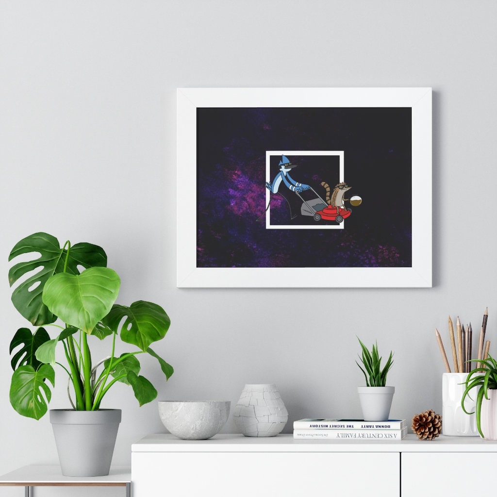 Regular Show Mordecai and Rigby Canvas