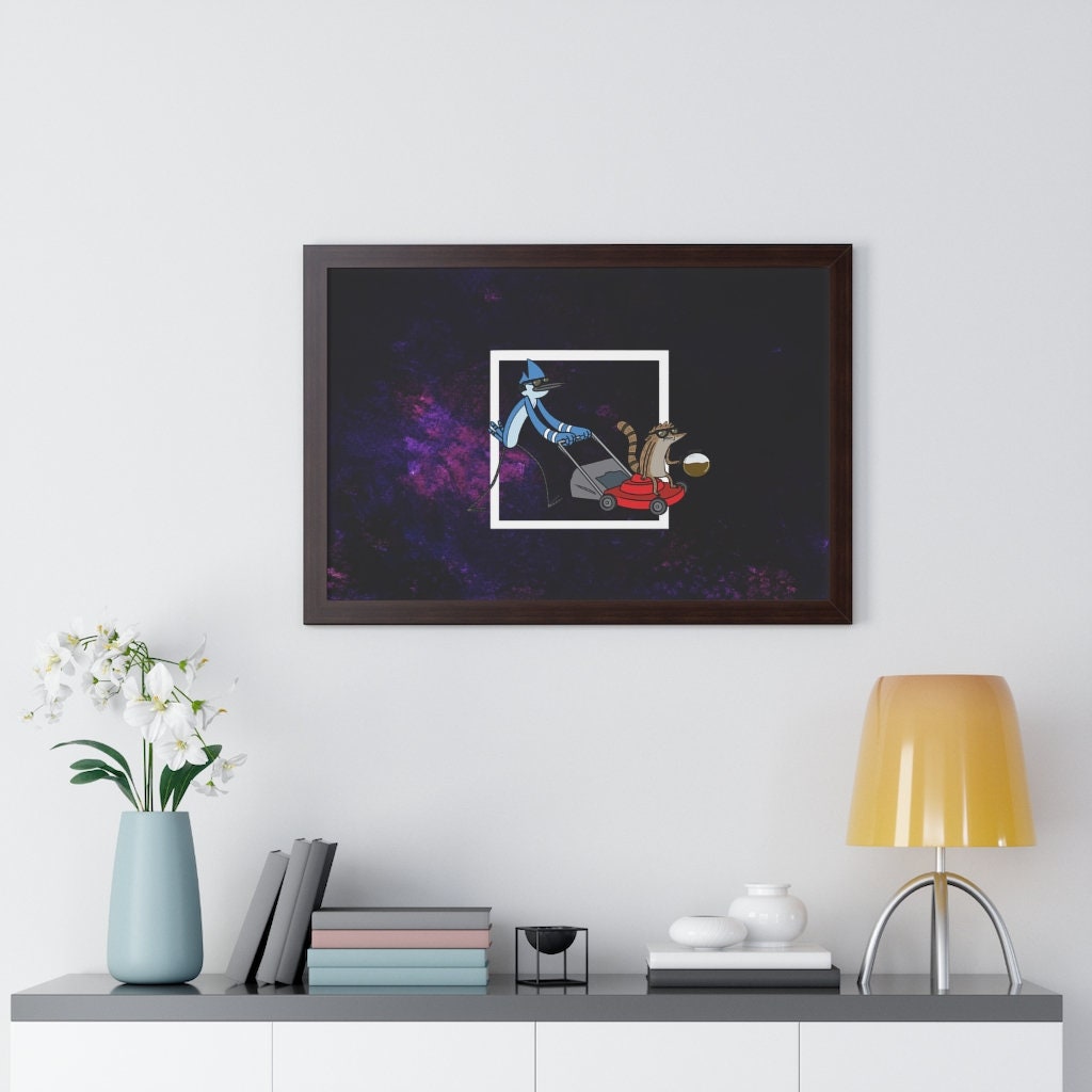 Regular Show Mordecai and Rigby Canvas